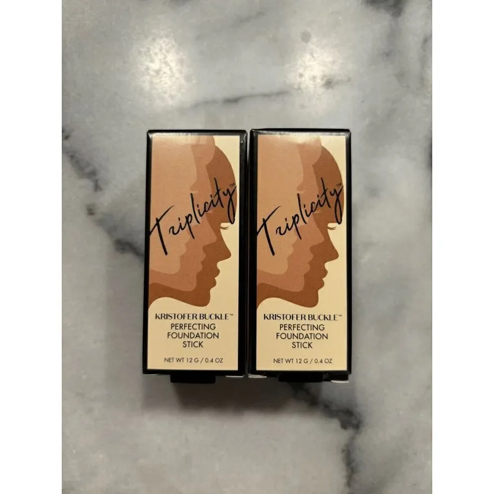 Kristofer Buckle Perfecting Foundation Stick in Deep Lot of 2